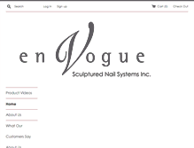 Tablet Screenshot of envogueusa.com